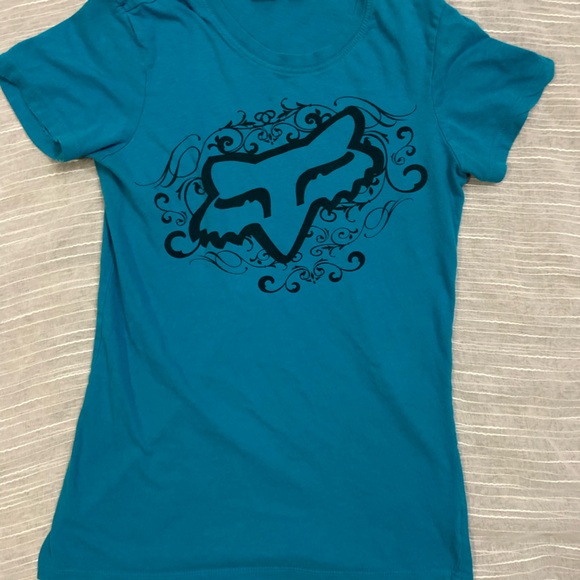 Fox Racing blue t-shirt - Picture 2 of 7